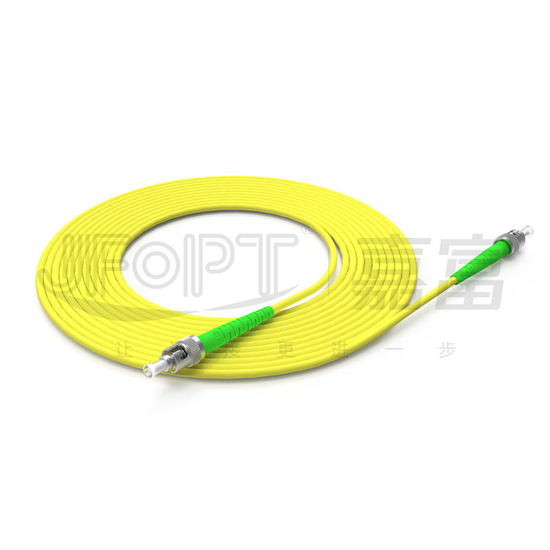 Ενιαίο σκοινί OS2 G652D G657A1 G657A2 μπαλωμάτων οπτικών ινών τρόπου LSZH του ST ST