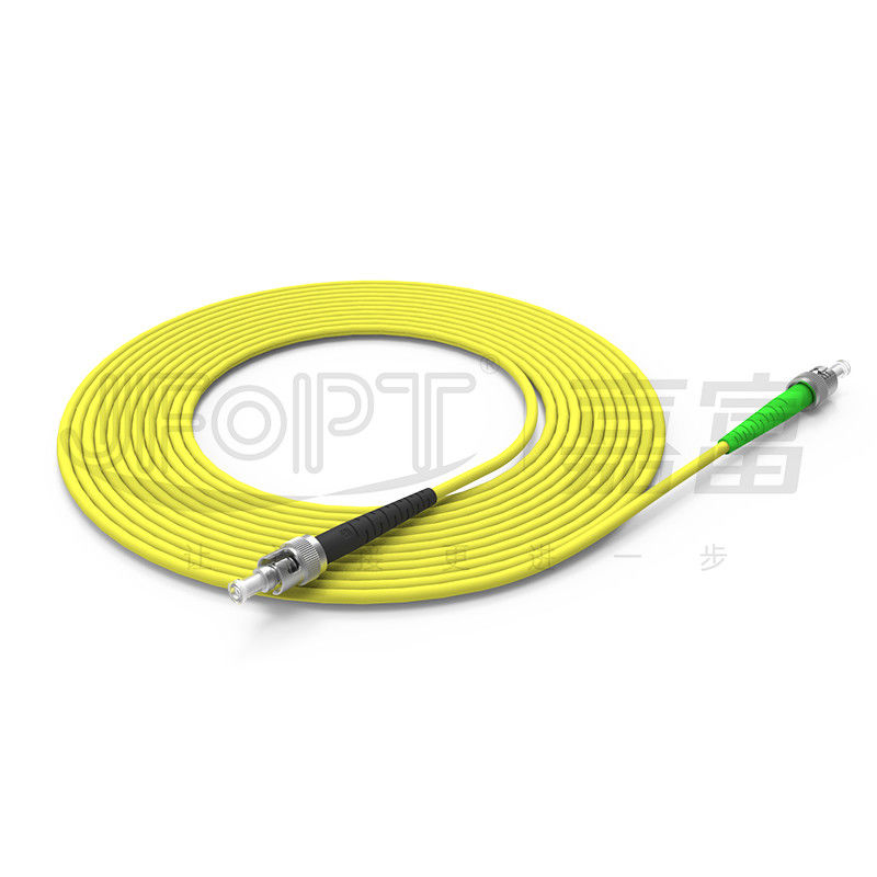 Ενιαίο σκοινί OS2 G652D G657A1 G657A2 μπαλωμάτων οπτικών ινών τρόπου LSZH του ST ST
