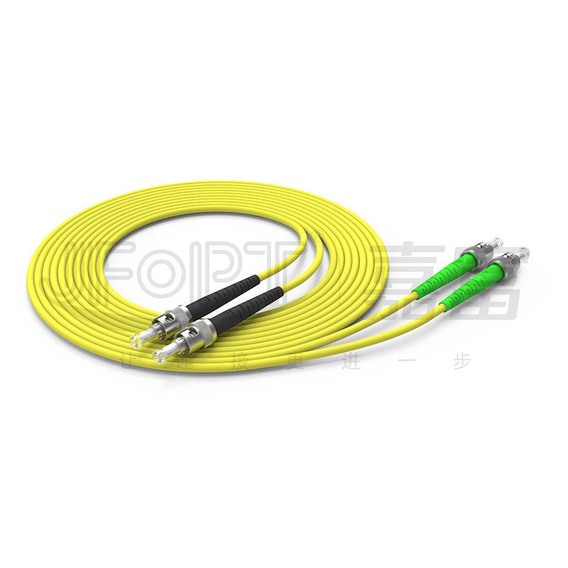 Ενιαίο σκοινί OS2 G652D G657A1 G657A2 μπαλωμάτων οπτικών ινών τρόπου LSZH του ST ST