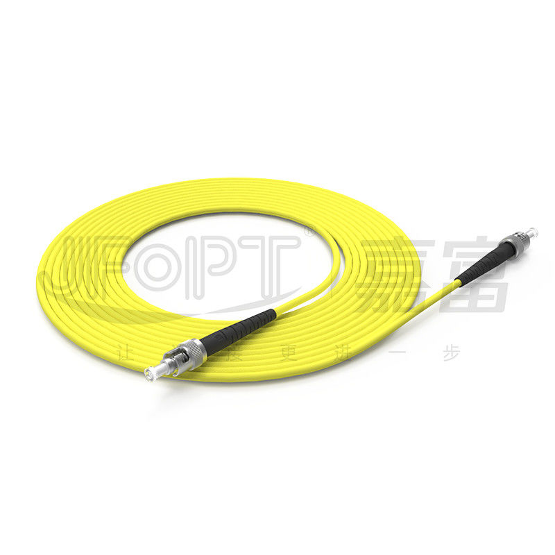 Ενιαίο σκοινί OS2 G652D G657A1 G657A2 μπαλωμάτων οπτικών ινών τρόπου LSZH του ST ST