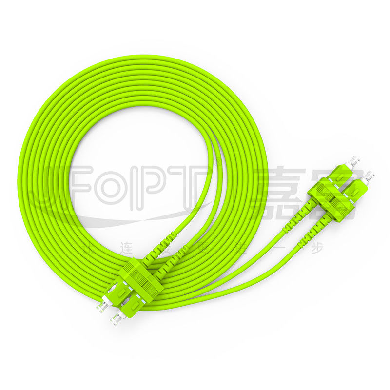SC/UPC - πολλαπλού τρόπου OM1 OM2 OM3 OM4 OM5 YOFC Corning μπαλωμάτων SC/UPC διπλή ίνα σκοινιού