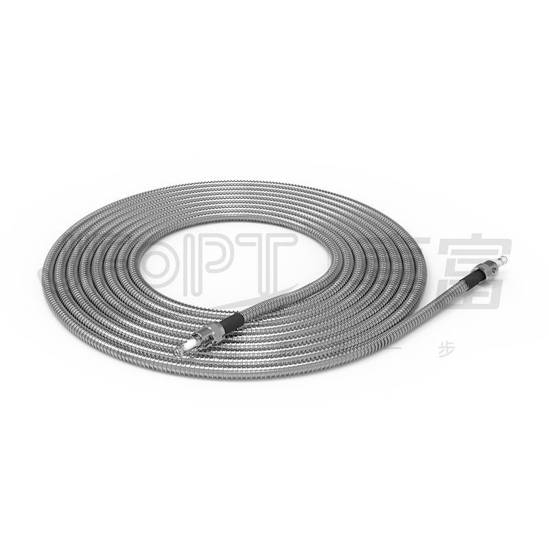 Ατσαλάκωτο 6.0mm εσωτερικό θωρακισμένο οπτικών ινών σκοινί μπαλωμάτων καλωδίων εξωτερικό σπειροειδές θωρακισμένο