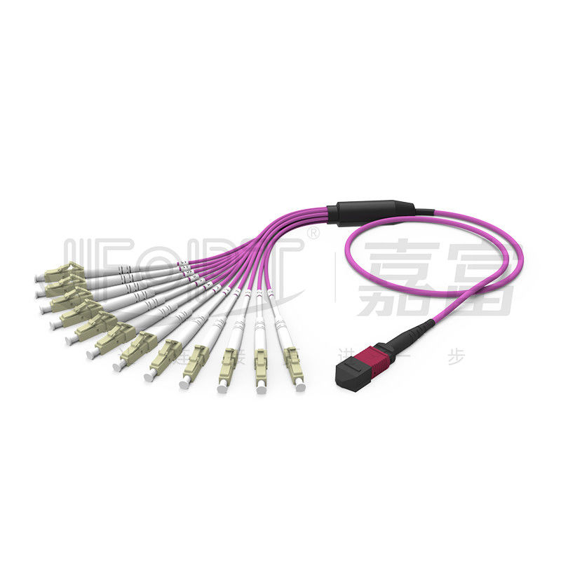 Mpo-LC 3,0 μίνι καλώδιο 2.0mm ξεμπλοκαρίσματος MPO σκοινί μπαλωμάτων ινών κλάδων MPO