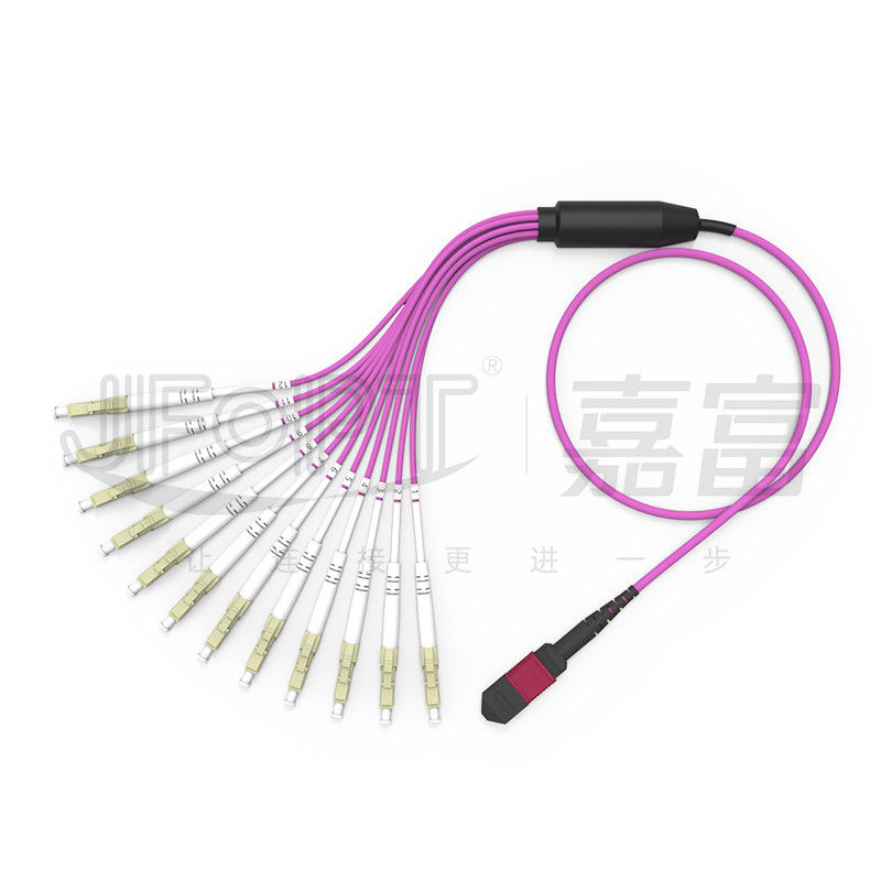 Mpo-LC 3,0 μίνι καλώδιο 2.0mm ξεμπλοκαρίσματος MPO σκοινί μπαλωμάτων ινών κλάδων MPO