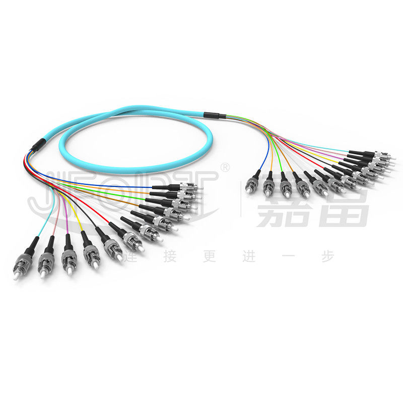 10 Gigabit Ribbon Branch Multimode Patch Cord 2-24 πυρήνες OM3/OM4 Aqua LSZH κλάδος 2.0/3.0mm