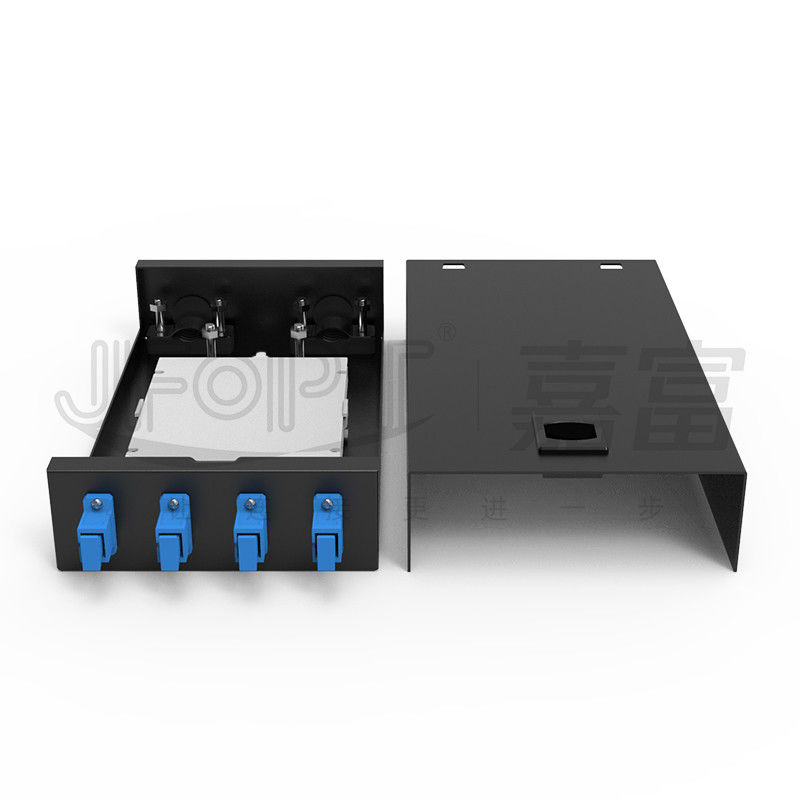SC/LC/FC/ST 4-Core Latch Type Fiber Optic Termination Box Low Loss Telecom-Grade (Σημείο τηλεπικοινωνίας χαμηλής απώλειας)