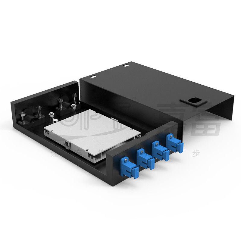 SC/LC/FC/ST 4-Core Latch Type Fiber Optic Termination Box Low Loss Telecom-Grade (Σημείο τηλεπικοινωνίας χαμηλής απώλειας)