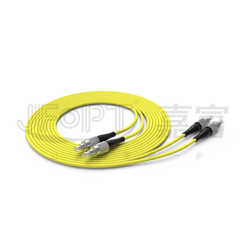 FC Connector Single Mode Fiber Jumpers για μεταλλικό τερματικό κουτί με κλειδαριά μαντήλης OEM