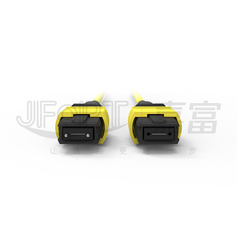 12 πυρήνες MPO Τραμπ καλώδιο LSZH 2.0mm/3.0mm χαμηλή απώλεια Μονόσωμα Μίνι καλώδιο MPO Patch Cord