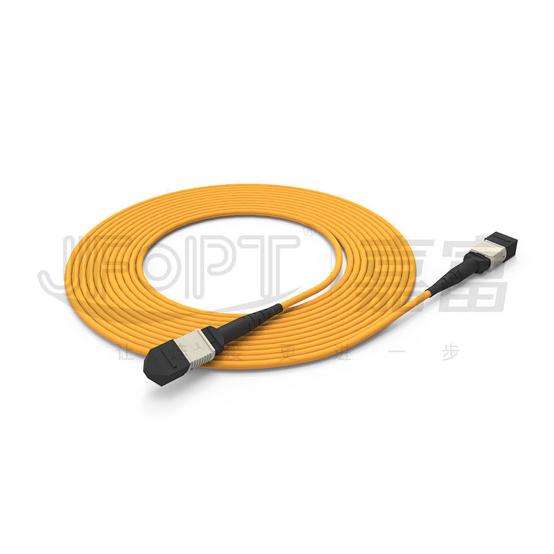 850nm Multimode Low Loss Ferrule MPO Trunk Cable Πολυπυρηνικό καλώδιο οπτικών ινών