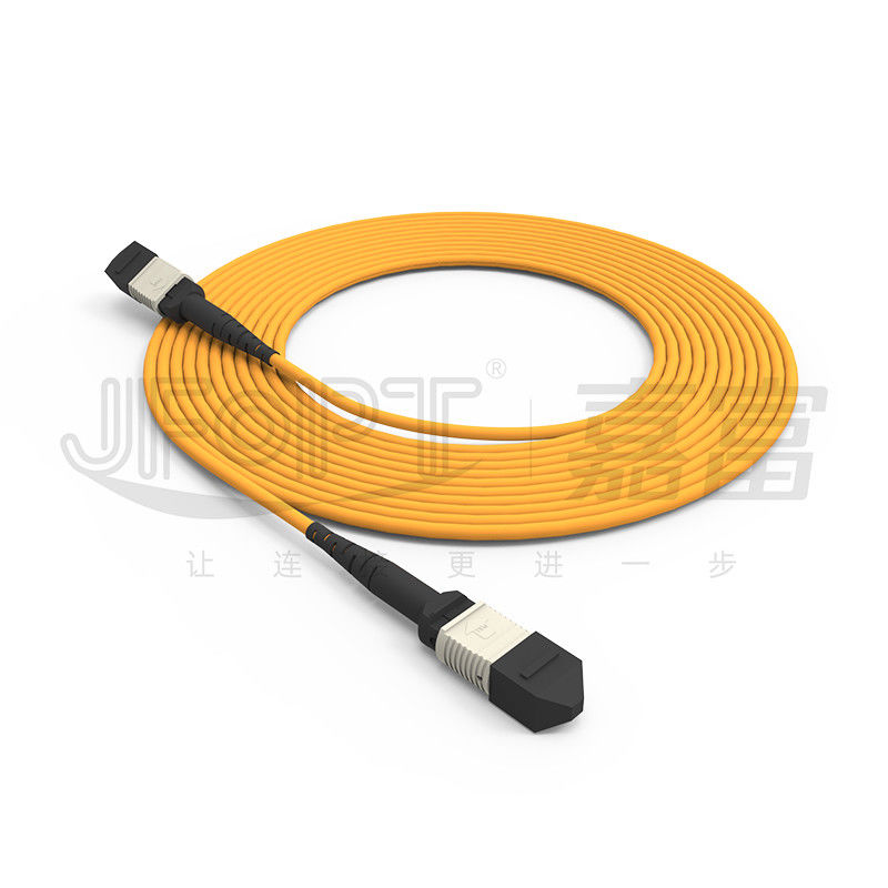 850nm Multimode Low Loss Ferrule MPO Trunk Cable Πολυπυρηνικό καλώδιο οπτικών ινών