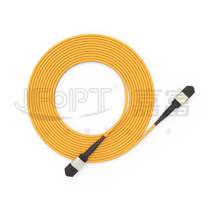 850nm Multimode Low Loss Ferrule MPO Trunk Cable Πολυπυρηνικό καλώδιο οπτικών ινών
